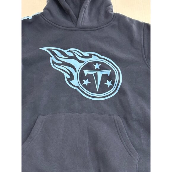 Tennessee Titans Youth 18 20 Hoodie Blue Sweatshirt NFL Football Boys Logo New - Picture 2 of 7
